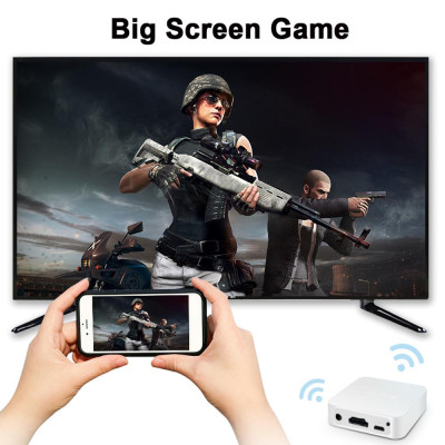Bộ thu hiển thị WiFi không dây MiraScreen X7, giúp truyền âm thanh và hình ảnh không dây Full HD, đầu ra 1080P với giao diện HD