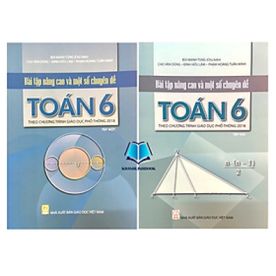 Sách - Combo Bài tập nâng cao và một số chuyên đề Toán 6 - tập 1 + 2