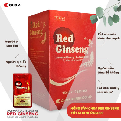 Thực Phẩm Bảo Vệ Sức Khỏe Red Ginseng Cải Thiện Hệ Miễn Dịch (Hộp x 10 Gói)
