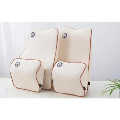 Gối Tựa Cổ Tựa Lưng Ghế Ngồi Xe Ô Tô - Gối Dựa Ghế Văn Phòng Chất Liệu Cao Su Non Cao Cấp