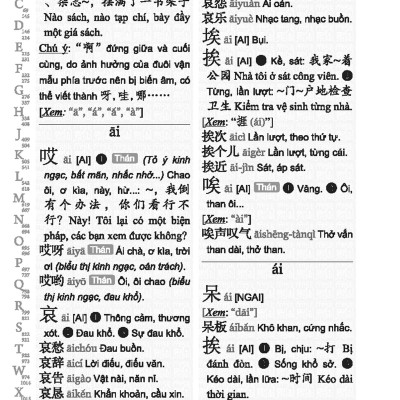 Từ Điển Hán Việt Hiện Đại - Bỏ Túi -Hải Hà SG