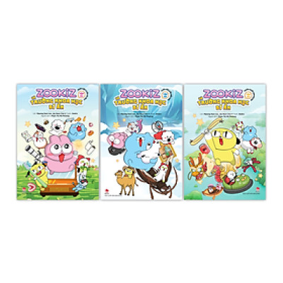 Combo Zookiz Và Trường Khoa Học Bí Ẩn (3 Cuốn)