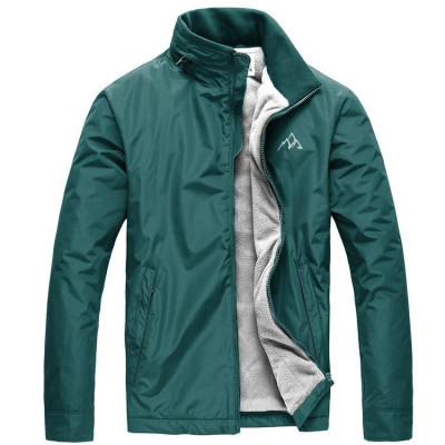 Áo khoác dù nam lót nỉ phối cổ cao cấp BA19