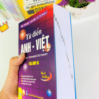 Sách - Từ điển Anh - Việt 155.000 từ (tím hộp B155) - ndbooks