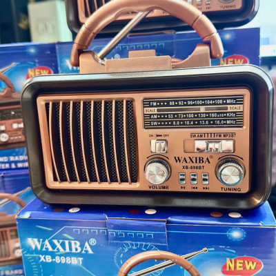 Đài FM Radio Nghe Nhạc, ĐẠI CÁT -XB-898BT FM-AM-SW Cao Cấp-Usb-Thẻ Nhớ-Đèn Pin-Hàng Chính Hãng BH 12 Tháng