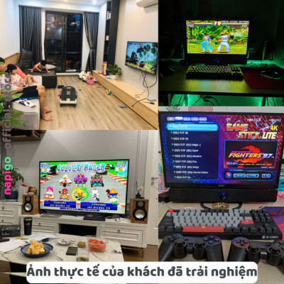 Máy Chơi Game Trực Tiếp Tivi X2 Pro – Ram 2GB, Tay Cầm Mới, 35.000Game Huyền Thoại Đã Cài Sẵn đèn ốp trần