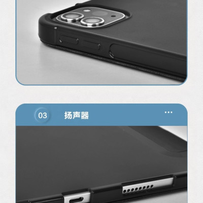 Bao da Wiwu Classic II Case GF-02 dành cho Ipad vỏ siêu mỏng, thiết kế gập ba, có khe để bút tích hợp - Hàng chính hãng