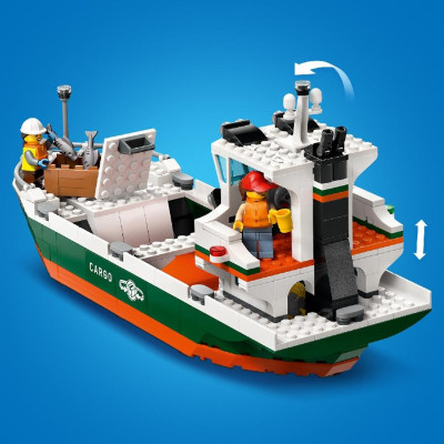 LEGO CITY 60422 Đồ Chơi Lắp Ráp Hệ Thống Cảng Biển Và Tàu Chở Hàng (1226 chi tiết)