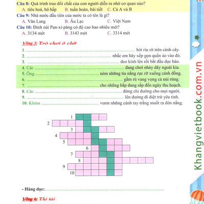 Em Muốn Thành Trạng Nguyên Nhỏ Tuổi (Lớp 4)