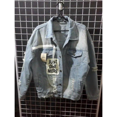 Áo khoát jean nam đẹp Just one more cực chuẩn siêu chất-A3123