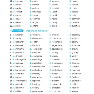 Giải Thích Và Ôn Luyện Chuyên Đề Tiếng Anh Thi Vào Lớp 6 Trường THCS Chất Lượng Cao
