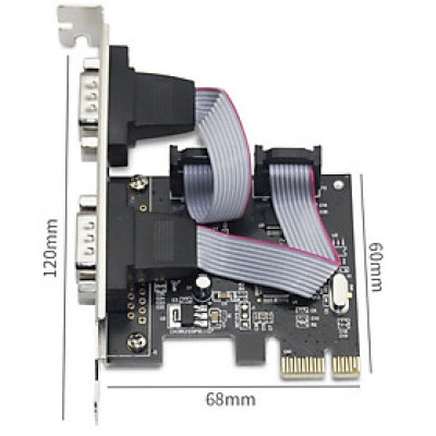 Card PCI Ex To Com RS232 - Hàng Nhập Khẩu