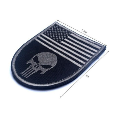 Patch huy hiệu cờ Mỹ hình khiên