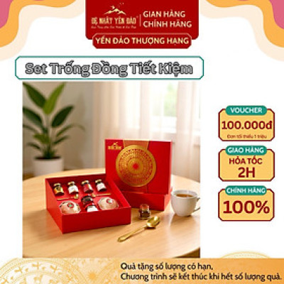 SET QUÀ YẾN SÀO TIẾT KIỆM  - 4 TRONG 1 - YẾN THIÊN NHIÊN KHÁNH HÒA - ĐỆ NHẤT YẾN ĐẢO