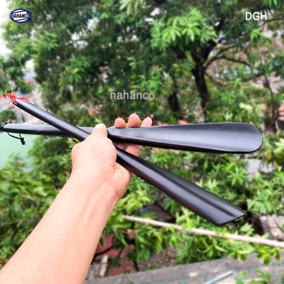 Đón gót giày dài 55cm gỗ Chiu Liu nguyên khối sơn mài VIP - DGH910 - Đón giày mọi tư thế cho Nam & Nữ