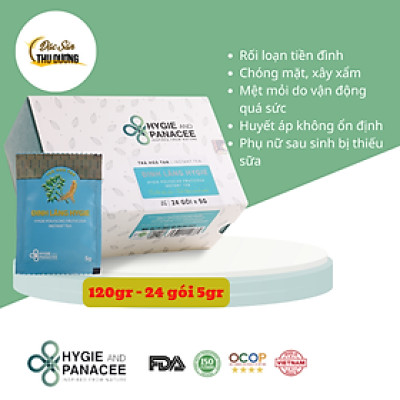 Trà Đinh Lăng Hygie 250g giúp an thần, ngủ ngon
