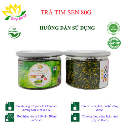 TRÀ TIM SEN HŨ 80G - HƯƠNG SEN VIỆT