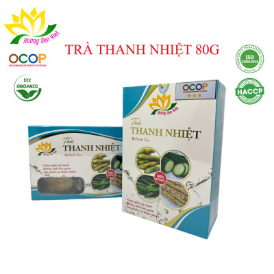 TRÀ THANH NHIỆT HỘP 80G - HƯƠNG SEN VIỆT