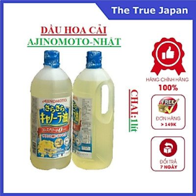 Combo 2 Chai Dầu Ăn Hoa Cải Ajinomoto (1Lít/Chai)