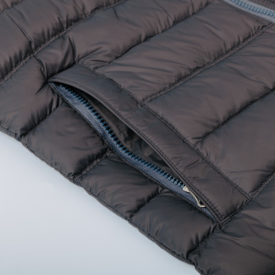 Áo khoác lông vũ màu xám chất liệu cao cấp mềm mịn chống thấm nước chống bám bẩn siêu nhẹ giữ nhiệt  ALIGRO ALGALV.22