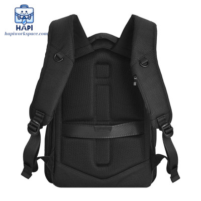 Balo chống thấm nước hàng chính hãng WiWU Warriors X Pro 15.6 inch: Cordura 1000D Nylon, da PU, chống sốc, giữ form