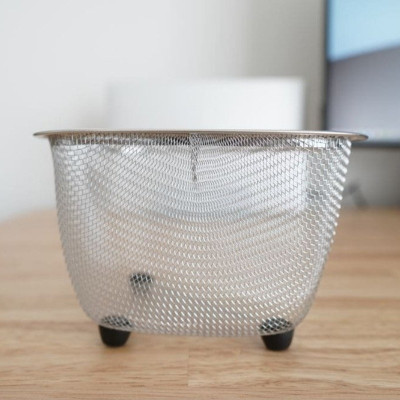 Rổ góc inox hình tam giác có chân đế Echo Metal - Hàng nội địa Nhật Bản nhập khẩu chính hãng