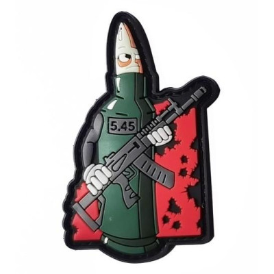 Patch_miếng dán velcro PVC huy hiệu Chechnya_chiến thuật