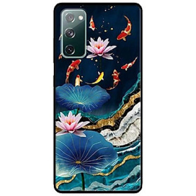 Ốp lưng dành cho Samsung A90 - Samsung S20 FE mẫu Sen Hồng Và Koi