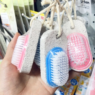 Bàn chải vệ sinh chân, tay có móc treo Echo - Hàng nội địa Nhật Bản nhập khẩu chính hãng
