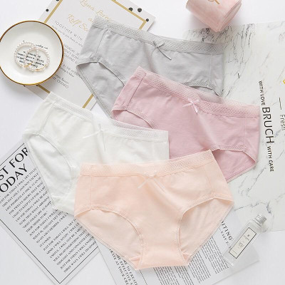 Quần Lót Hip Bow Cotton Phong Cách Hàn Quốc (Mã WL14)