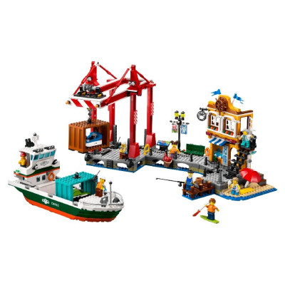 LEGO CITY 60422 Đồ Chơi Lắp Ráp Hệ Thống Cảng Biển Và Tàu Chở Hàng (1226 chi tiết)