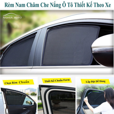 Rèm che nắng, Chắn nắng nam châm dành cho xe ô tô Kia Morning