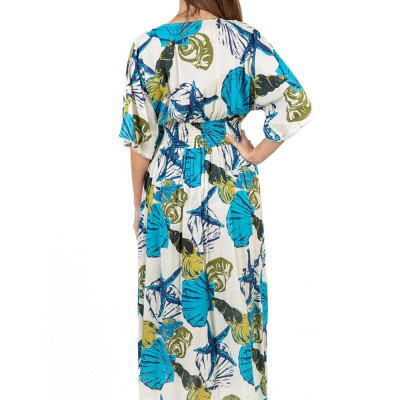 Maxi Cotton Phối Ren Isla Bonita