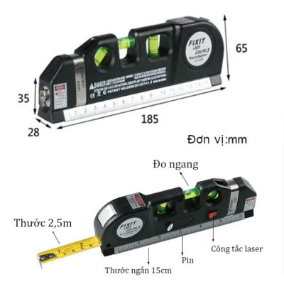 Đèn Ôp TrầnThước Đo Nivo Laze - Thước Đo Laser Đa Năng Thông Minh, Hàng Cao Cấp Chính Xác