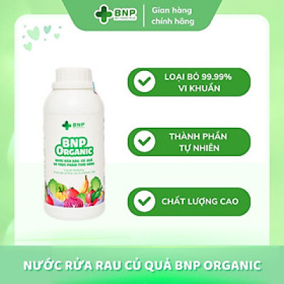 Nước Ngâm Rửa Rau Củ Quả BNP Organic