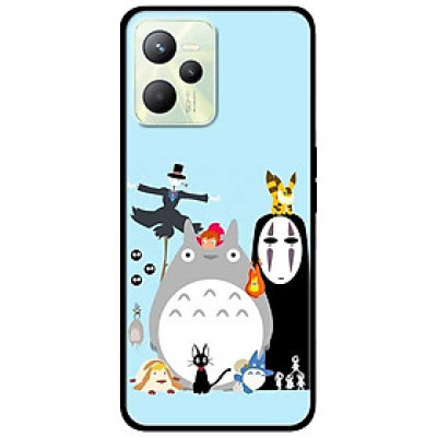 Ốp lưng dành cho Realme C35 - Realme Narzo 50A Prime mẫu Ghibli Nền Xanh