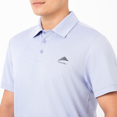 Áo Polo Nam Cổ Bẻ Cao Cấp ALLPUR Promax Mát Lạnh - Chống Nhăn - Ngăn Mùi - Màu Tím Nhạt Purple 