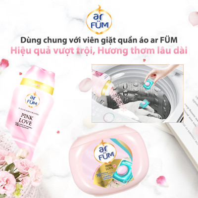 Combo 2 Hạt Xả Thơm Quần Áo Arfum Lưu Hương Tới 16 Tuần, Làm Mềm Vải Và Chống Tĩnh Điện (250gr/Chai)- 2 mùi hương
