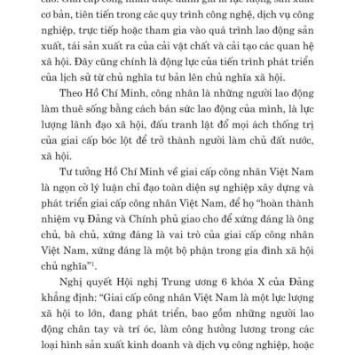 Giáo trình tư tưởng Hồ Chí Minh về công nhân, nông dân, trí thức ( bản in 2024)