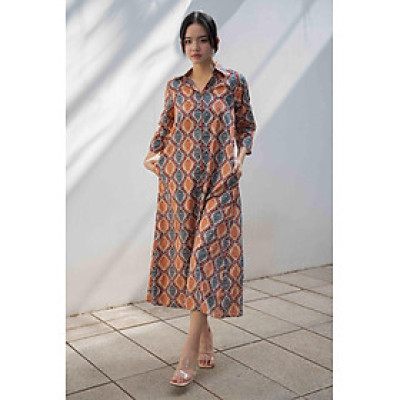 Đầm Sơ Mi Cotton Cao Cấp Luna Llena