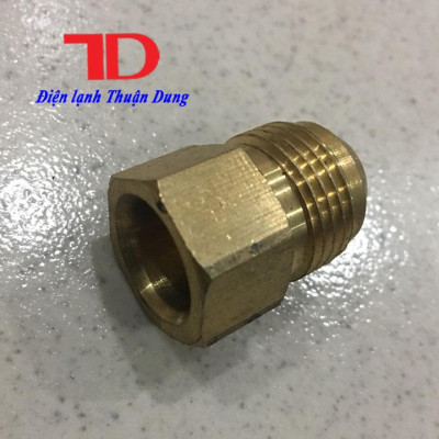 Combo 10 ốc tán hàn ống đồng răng ngoài phi 6 hàng chính hãng - Điện Lạnh Thuận Dung