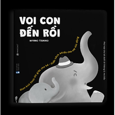 Sách Ehon Cảm Ơn Con - Voi Con Đến Rồi