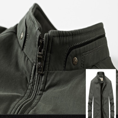Áo Khoác Nam Áo Khoác Kaki Nam Big Size Cổ Cao Hai Lớp Chống Nắng Chống Lạnh Hàn Quốc Cao Cấp AK35 - ShopN6 (Nhiều Màu)