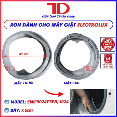 Ron cửa máy giặt dành cho máy Electrolux, Gioăng máy giặt cửa ngang, Zoăng cửa máy giặt hàng nhập khẩu model EWF 9024,9025,1024, 85743,10843,10743,12843,10744,12844,10844,12944, Điện Lạnh Thuận Dung.