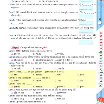 Em Muốn Thành Trạng Nguyên Nhỏ Tuổi (Lớp 4)