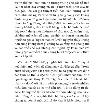 Kinh Nghiệm Thần Bí Và Biểu Tượng Ở Người Nguyên Thủy (Tb)