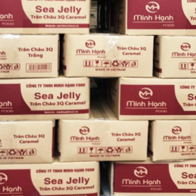 Combo 2 gói Trân Châu đen 3Q Sea Jelly 2 kg / Thạch 3Q Caramel Sea Jelly (ngon, dai giòn sần sật - dùng trực tiếp mà không cần nấu hay chế biến khác)