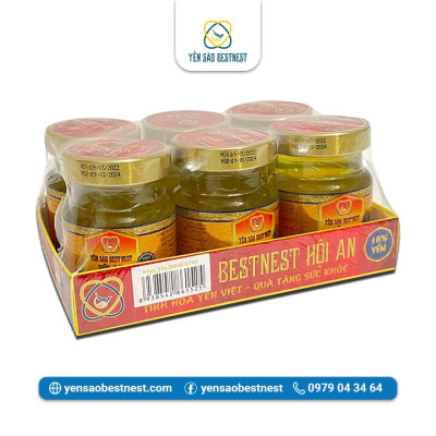 Tổ yến chưng sẵn BESTNEST HỘI AN 18% đông trùng hạ thảo