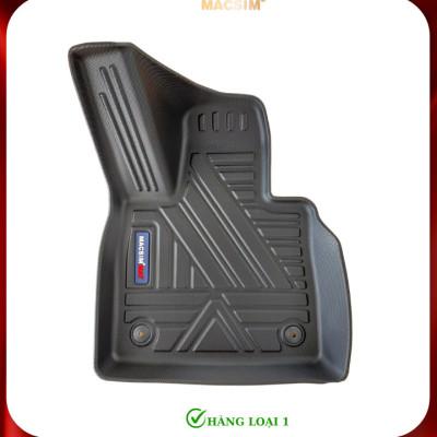 Thảm lót sàn xe ô tô Ford Explorer 2019-nay Nhãn hiệu Macsim chất liệu nhựa TPE cao cấp màu đen