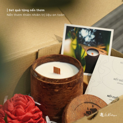 Set Quà Tặng Nến Thơm Trị Liệu Le Rustique Phiên Bản Classic - 9 Mùi Hương - Nến Thơm Cao Cấp - An Toàn Sức Khỏe - 100g
